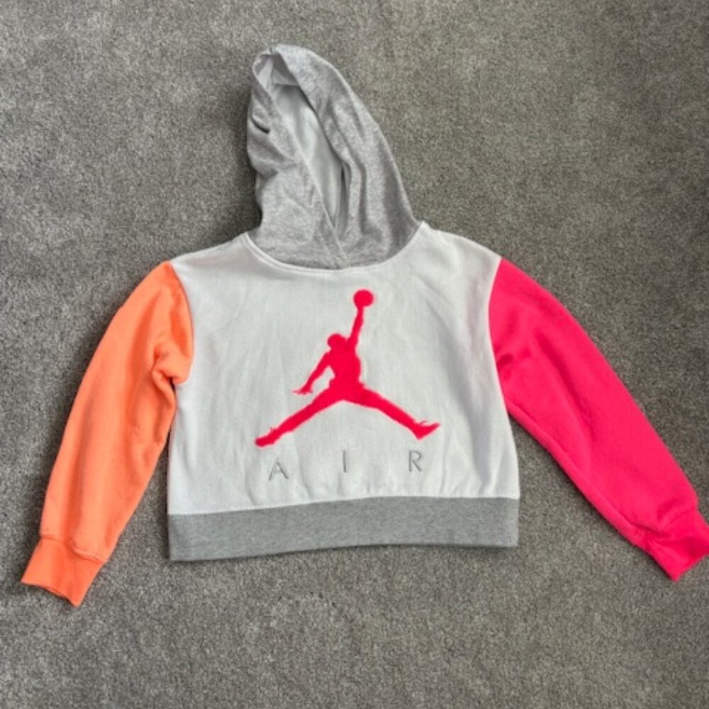 2 Piece Girls Jordan Hot Pink & Orange OUTFIT Size Small